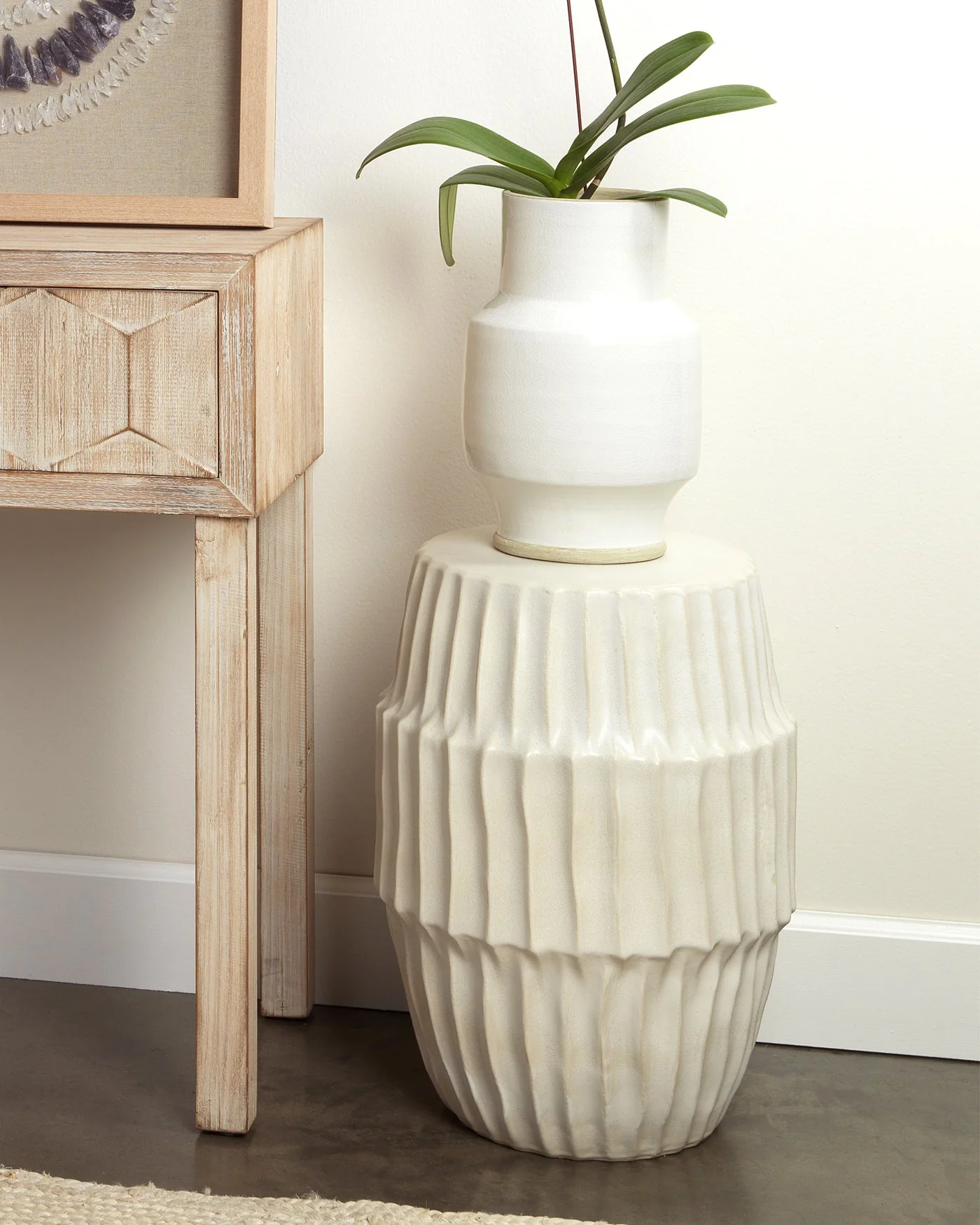 Algae Side Table - White - Image 3