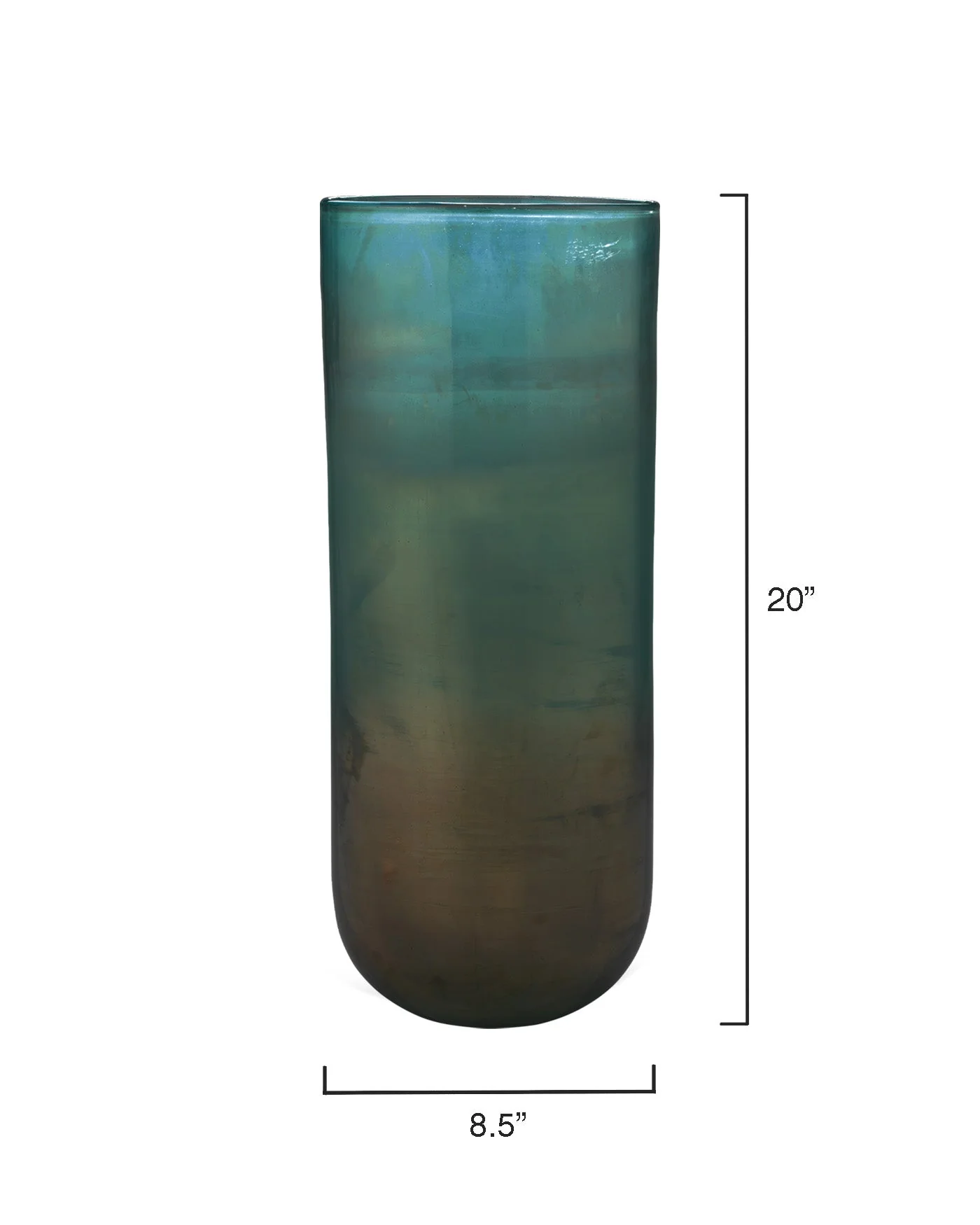 Vapor Vase Metallic - Aqua - Image 4